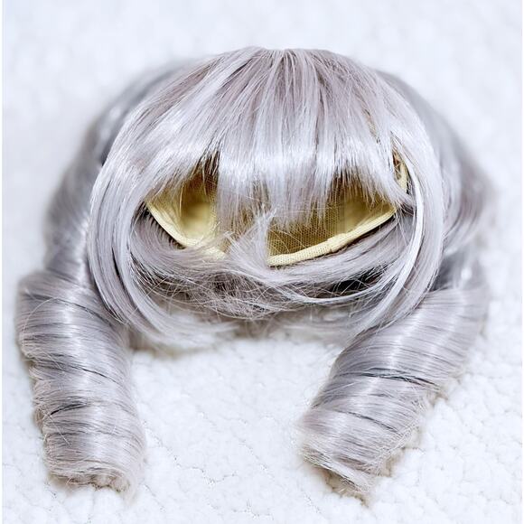 1/3 BJD Balljointed Smart Doll Super Dollfie Dream SD DD Gray Twin Tail Wig 8/9 - Picture 10 of 10